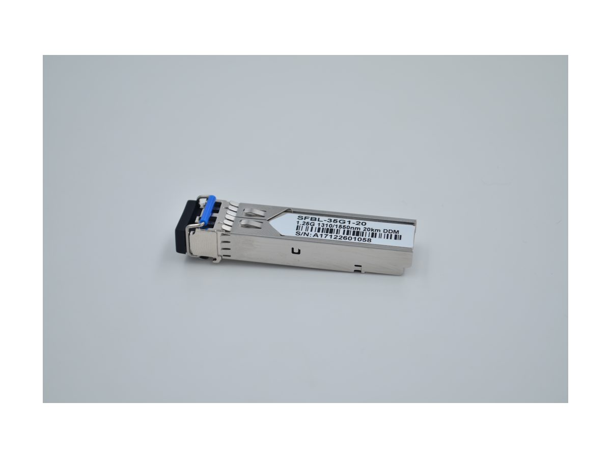 1.25G SFP 光模块 BIDI Tx1310/Rx1550nm 20km